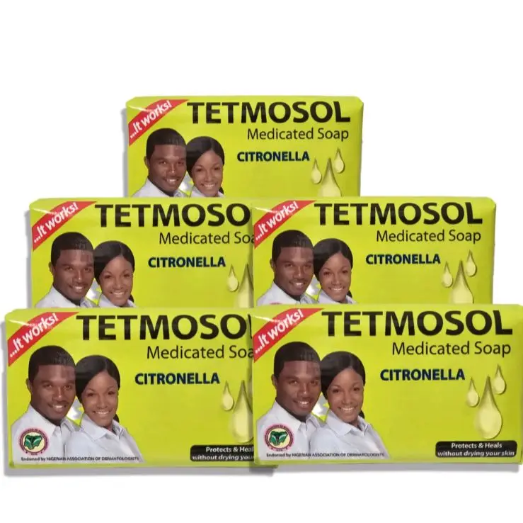 5 pack- Tetmosol Body Care Soap – Daily Cleansing & Refreshing Bath Bar