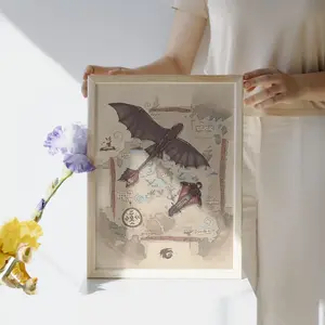 How to Train Your Dragon World Map Prints Art Poster HTTYD Room Decor