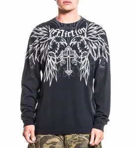 Affliction Men's Long Sleeve Shirt Seismic Empire