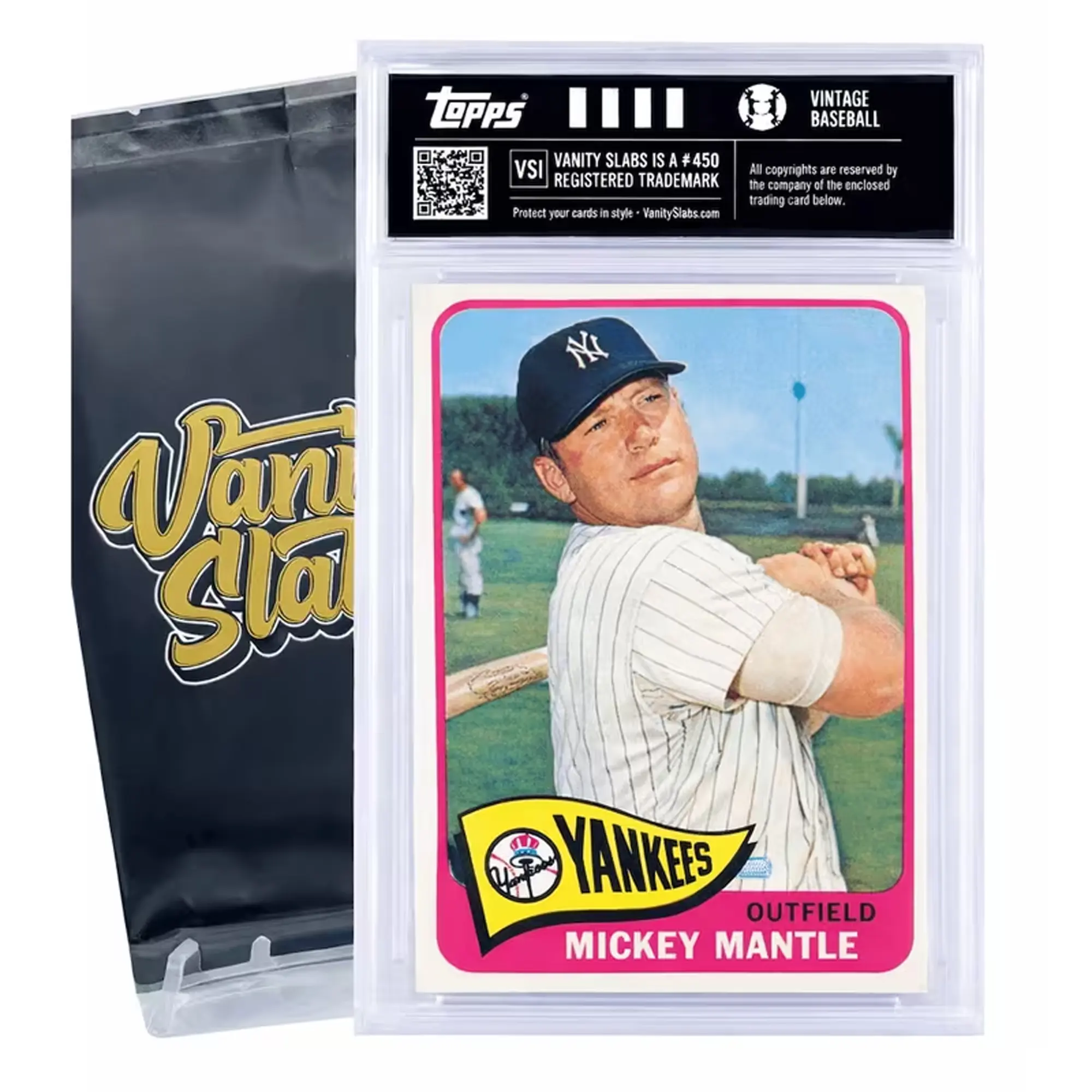 TOPPS Vintage Baseball Mystery Slab – Find a Baseball Card 50 to 100 Years Old | Perfect Gift for Collectors of all Ages & Kids