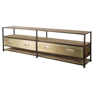 "15"" Brown Solid Wood Console Table"