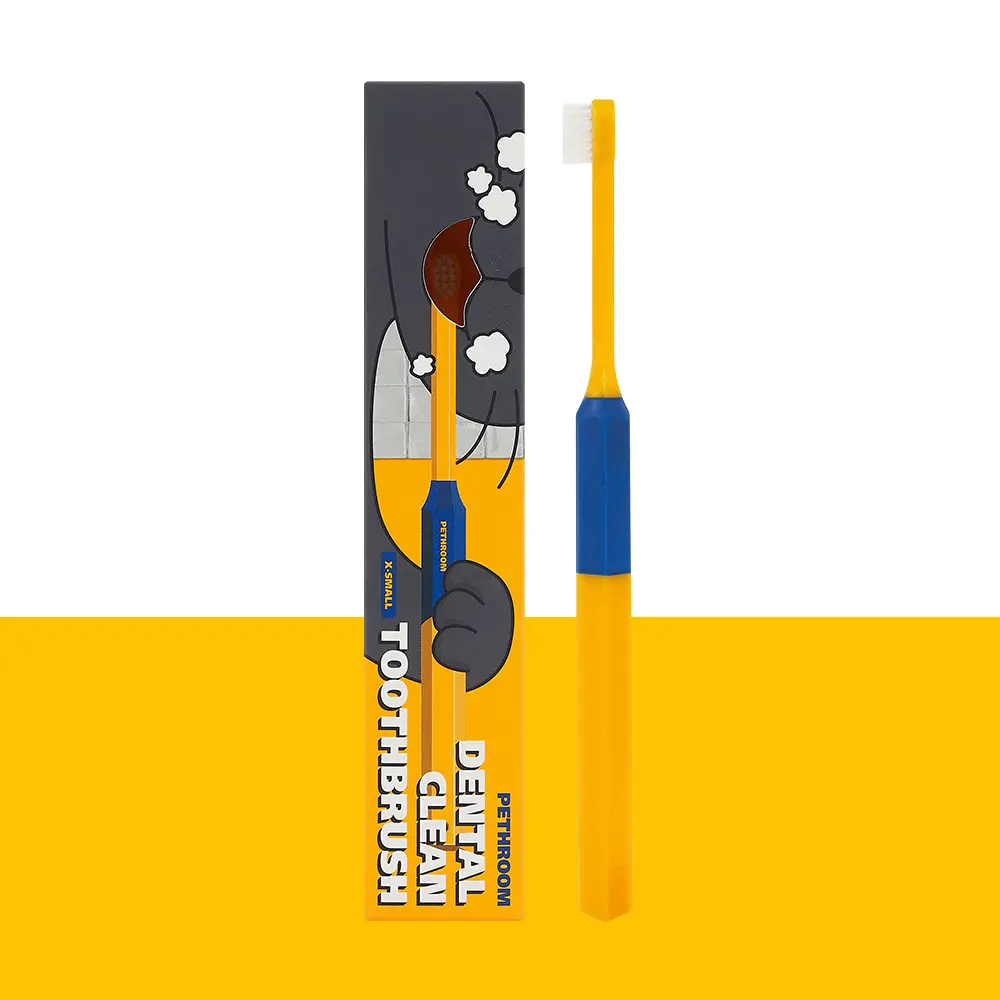 PETHROOM Dental Clean Toothbrush Extra Small for Cats and Dogs