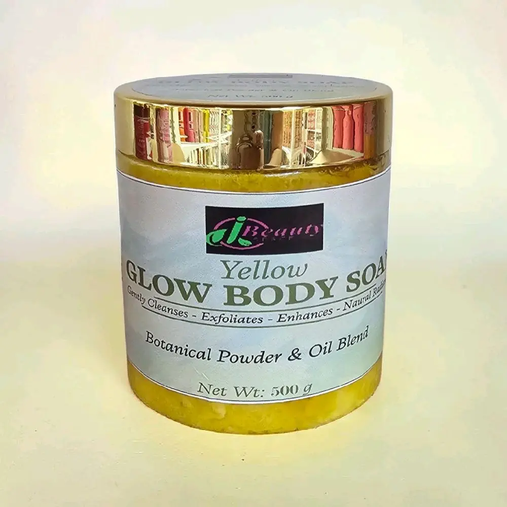 Yellow Glow body soap, Anti-aging, Anti-spot, for Beautiful and Even skin