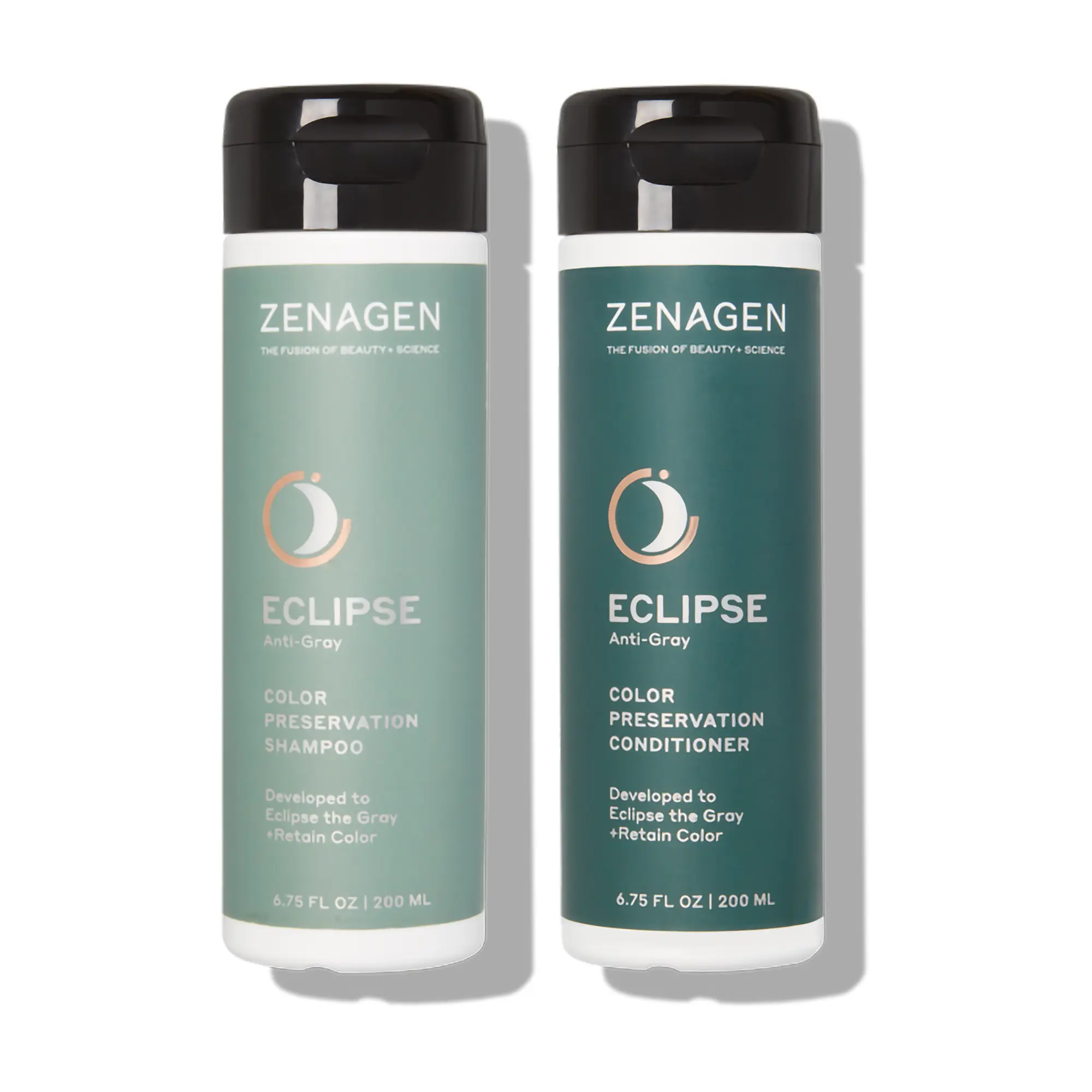 Zenagen Eclipse Anti-Gray Shampoo & Conditioner Kit, Organic Anti-Oxidation Haircare with Chios Mandarin for Color Preservation, Anti-Oxidation Shampoo & Conditioner Kits