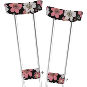 Crutch Underarm Crutch Pad and Hand Grip Covers Padding Washable Covers Crutch Cover Underarm Padding for Walking Arm Crutches Cushions Underarm Crutch Covers Soft Accessories for Adults