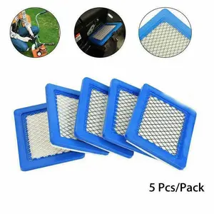 5PCS Air Filter Lawn Mower Filters for Briggs Stratton 491588 491588s 399959 H/P