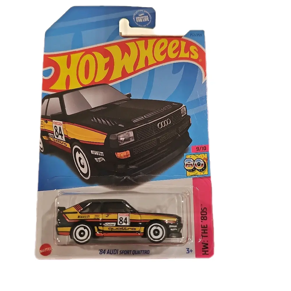 Hot Wheels '84 Audi Sport Quattro Diecast 1:64 Scale Collectible Model Car HW The 80s Series 9/10