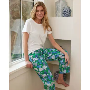 Fancy Cat - PJ Pants - Green Juice