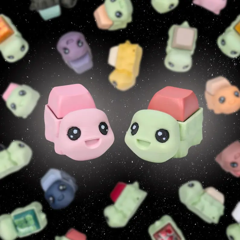 Turtle Keycap Fidget | Keyboard Clicky Fidget | Sensory Clicker