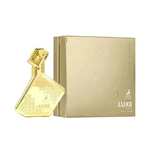 Lattafa Maison Alhambra Luxe Gold EDP Perfume for Men & Women - Opulent Luminous Fragrance with Citrus Floral Jasmine Rose Ylang-Ylang Amber Vanilla Sandalwood Musk Tonka Bean Eau De Toilette