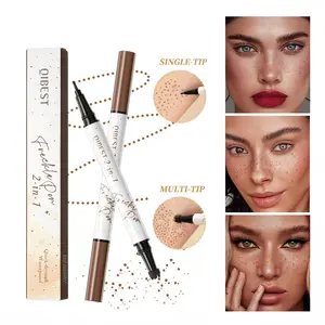 Dual-Ended Freckle Pen, Long-Lasting Waterproof, Quick-Dry Natural, Perfect for Stamping and Spot Coloring, Easy to Use