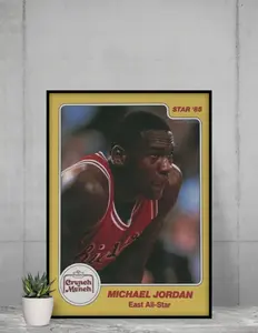Michael Jordan 1985 Crunch N Munch All Star 12x17 Poster Chicago Bulls