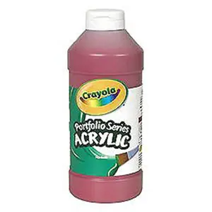 Crayola  Portfolio Acrylic Paint- Deep Magenta 16 Oz.