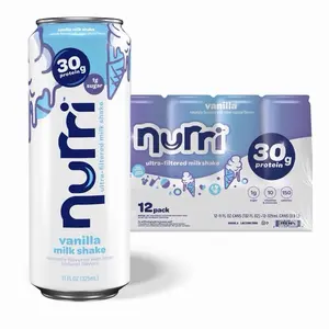 Nurri 30g Protein Shake, vanilla , 11 fl oz , 15-pack Dairy Milky Calcium
