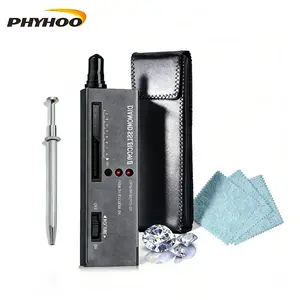 Professional Diamond Tester Pen Kit with Carrying Case, Cleaning Cloths & Tweezers - Portable Gemstone Testing Tool