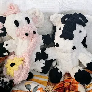 Ellie Mae and Nellie Neigh Hand Knitted Plushie Set - Approximately 12 Inches Long, Soft Plush Toys with Cute Features