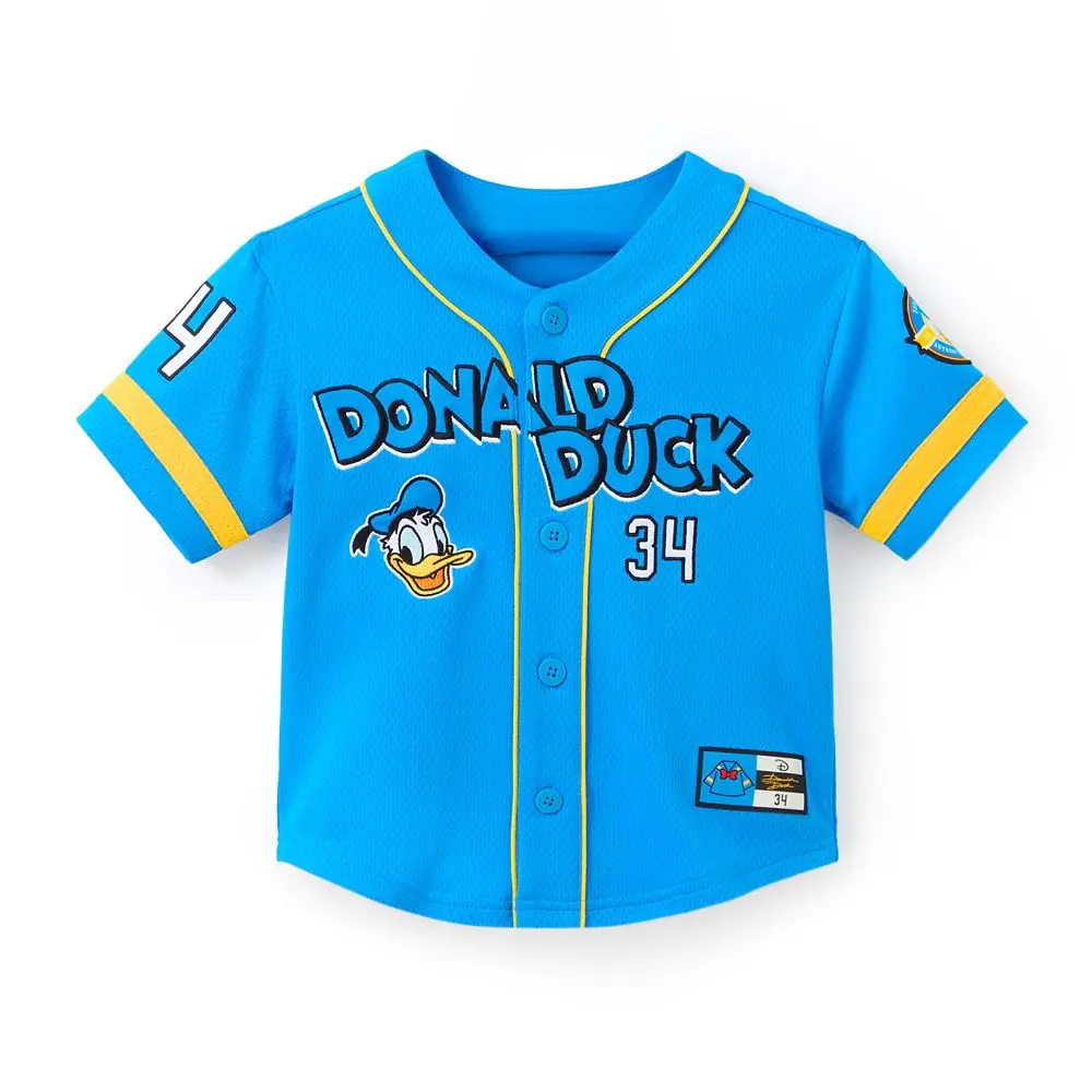 Disney Store Donald Duck Baseball Jersey for Kids