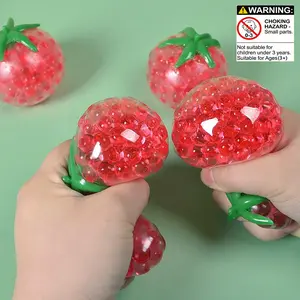 4pcs Tomato-Shaped Stress Relief Toys, Quick-Return Squeeze Toy, Prank Props, Perfect Party Gift, Relieve Pressure, Holiday Present