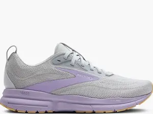 Brooks Women's Trace 4 Running Shoes Oyster/Purple/Sherbert - Comfortable Fit, Lightweight Design, Ideal for Running and Casual Wear