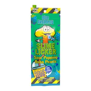 Slime Licker Sour Popping Boba Pearls - Blue Raspberry