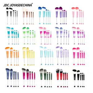 5pcs/10Pcs/15pcs/20pcs/30pcs  Beaded Makeup Brush Set Eyeshadow Brush Eye Makeup Brush Set Blending And Lips Exquisite Blush Brush Make Up Brushes Tool Kit For Adults, DIY Crafting Wedding Mother's Day Gift