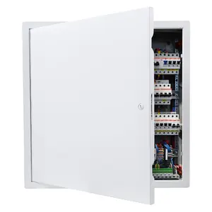 VEVOR Access Panel for Drywall, 19.2 x 19.2 in Galvanized Steel Access Door, Easy Install Hinged Service Panel with Screwdriver Latch, for Ceiling Plumbing Electrical, 18.4 x 18.4 in Cutout Size White