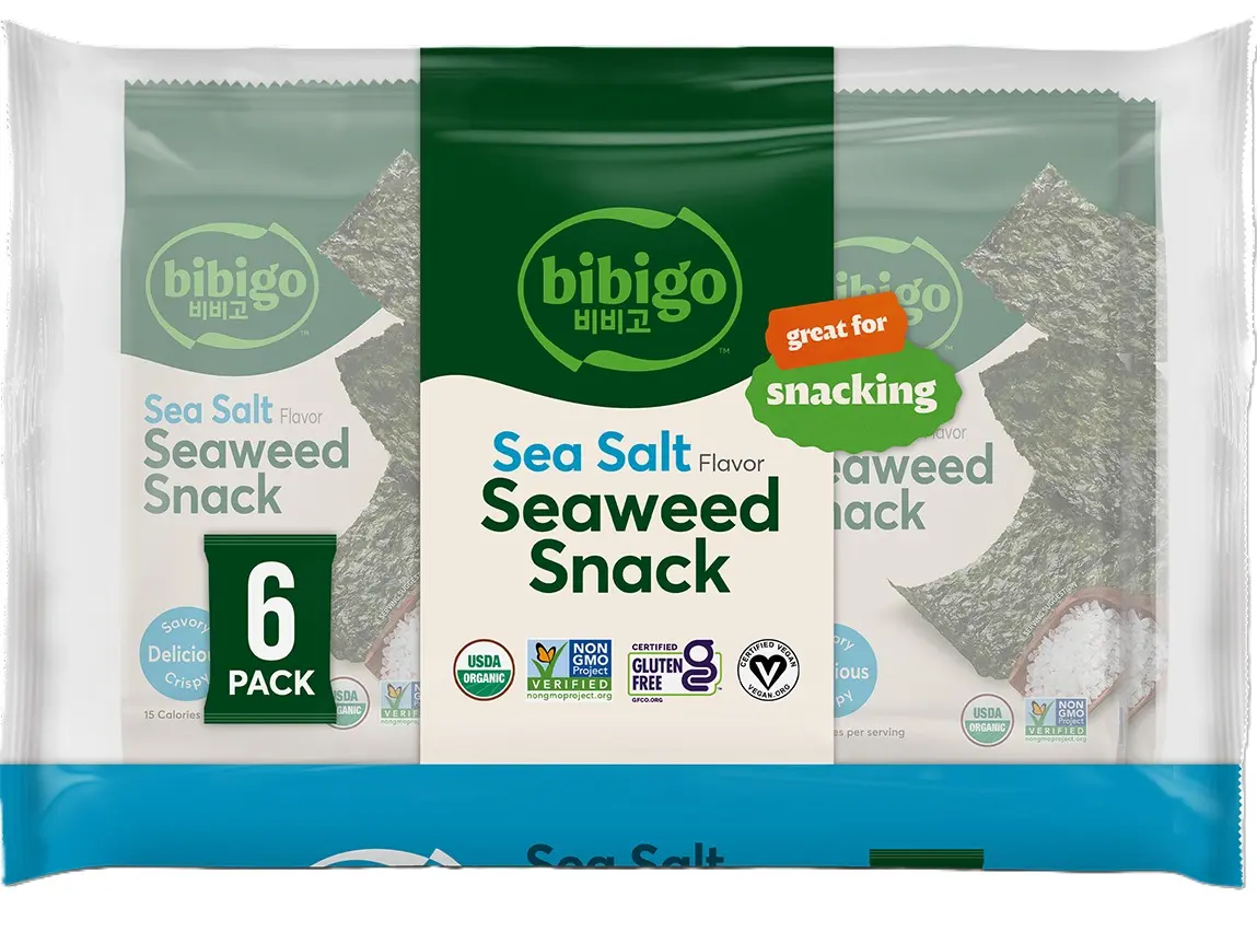 bibigo™ Crispy Seaweed Snack Sea Salt (6 Pack)