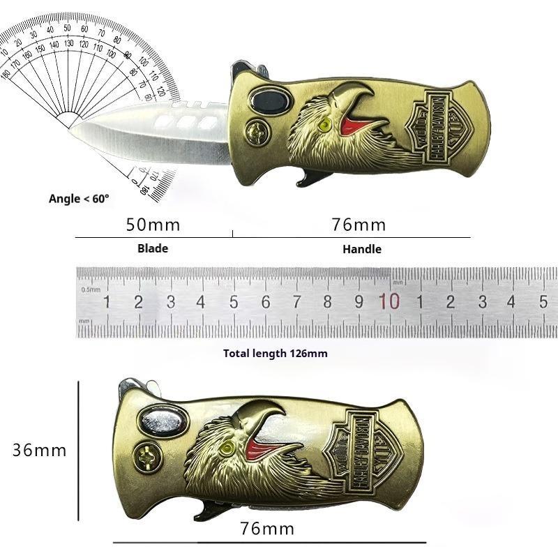 (Without Butane Gas)Keychain Burning hub lighter adjustable flame Automatic Three-Way Metal Cigarette Case mechanical Foldable Lighter for Adults
