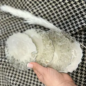 Resin coaster set 4pcs