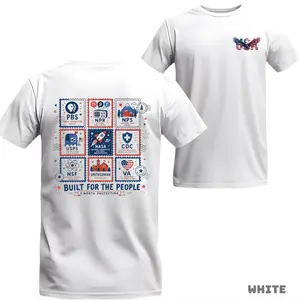 America 250 Built For The People Shirt, Patriotic Public Service Tribute Tee, Freedom Anniversary 1776-2026 Graphic T-Shirt, USA Heritage Celebration Unisex Shirt, Independence Pride Gift
