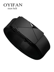 Durable Automatic Buckle Belt, High-End Business and Casual Style, Versatile Genuine Leather for All Seasons, Perfect for Work and Leisure