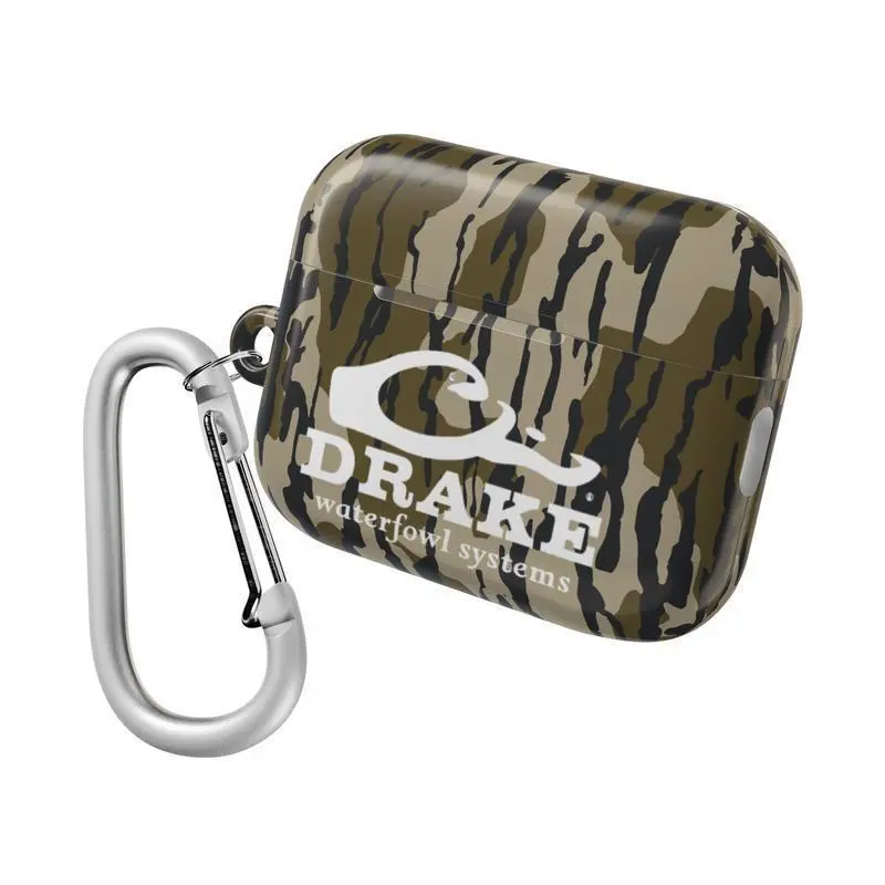 Drake Bottomland Camo Case Cover for AirPods, Old School Duck Hunting Camouflage Airpod case, Protective Cover for all Airpod Gen 1 2 3 4/ Airpod Pro 1 2
