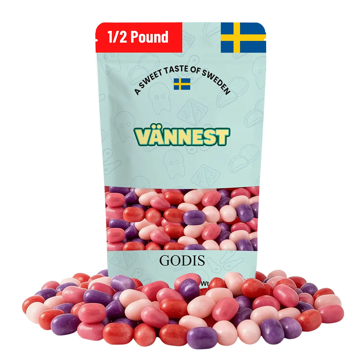 Maoam Kastanjer Wild Berries - 1/2 Pounds - German Sour Fizzy Fruit - European - Maoam- Snack Bonbon outdoorfun
