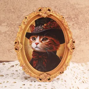 1PC Cute Cat Refrigerator Magnet, Fun Animal Fridge Magnet, Mini Photo Frame Magnet, Home Decor, Great Gift Idea