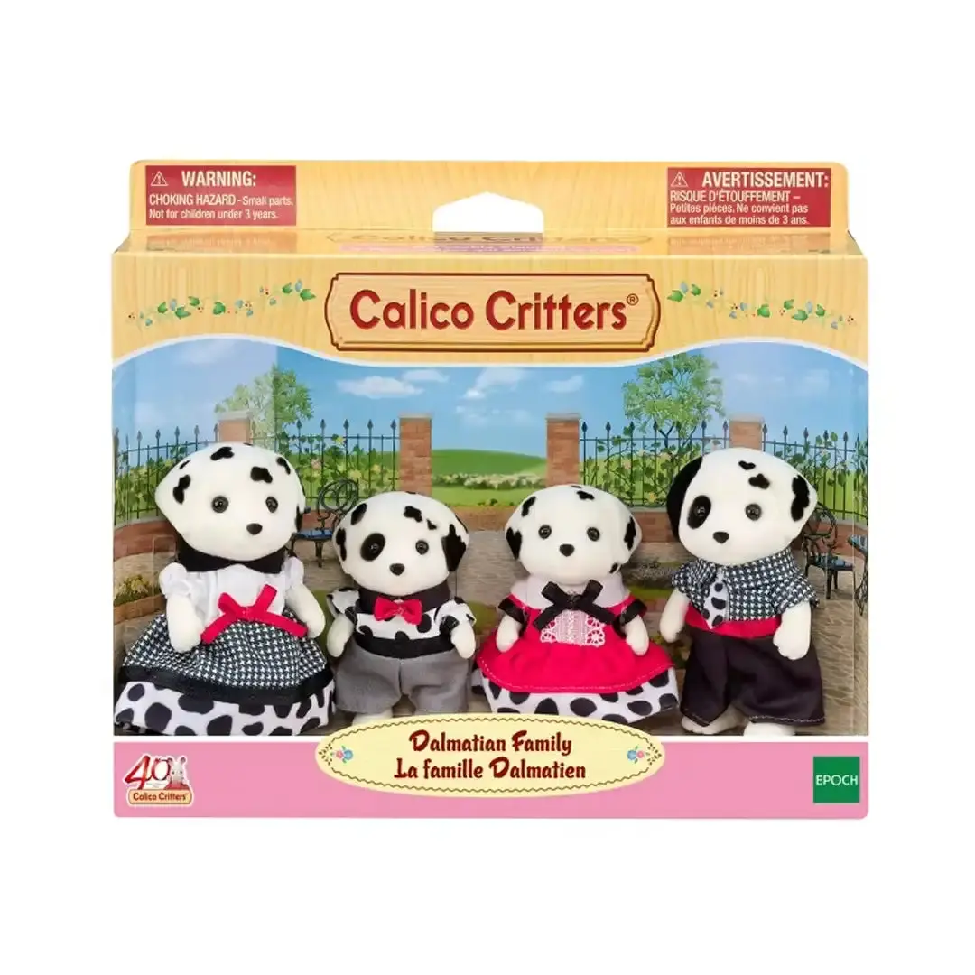 Calico Critters Dalmatian Family Stuffed Toy, Kids' Collectible Doll & Stuffed Toy for Imaginative Play, Stuffedtoy