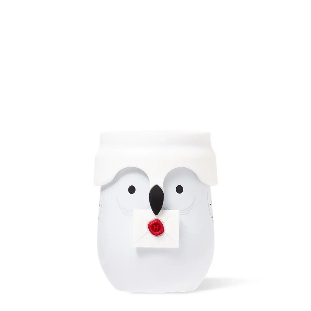 Harry Potter x Corkcicle Cute Drinkware Stemless Cup - Washable, Reusable, with Detachable Hedwig Beak Detail - Wizarding World Fan Kitchenware Tumbler