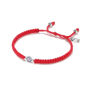 Adjustable Red String Evil Eye Bracelet (S)