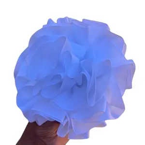 White Ruffle Anklets