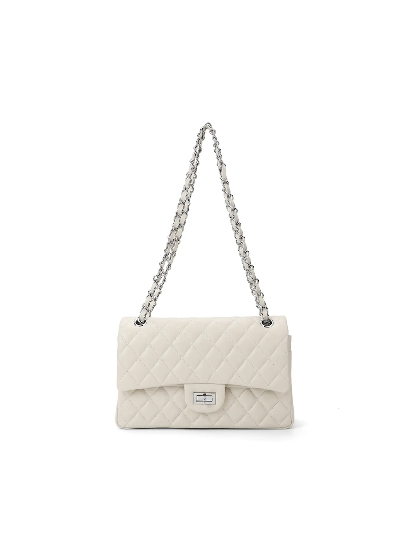 SADI Women's Vintage Diamond Pattern Chain Bag with Flap Closure – Stylish and Versatile Crossbody or Shoulder Handbag