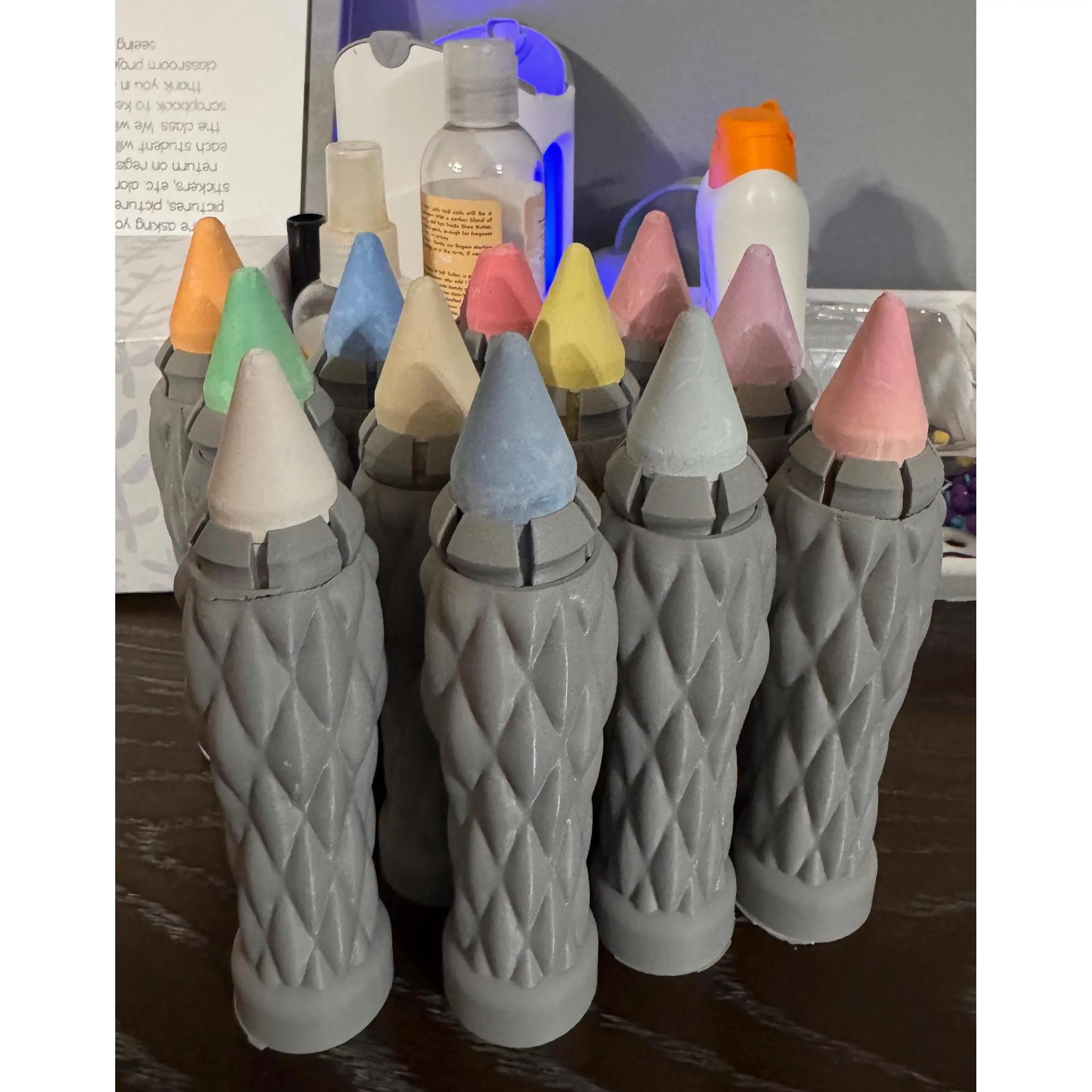 Sidewalk Chalk Holder Sidewalk Chalk Holder