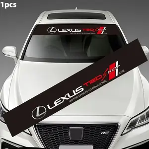 1 Pcs Car Front Windshield Sticker, Sticker for Cars, Windshield Banners, Customizable Decal for Lexus Models, Automotive Exterior Decoration, Unique Vehicle Accessories