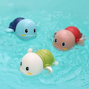 Bath Toys for Toddlers 1-3, Cute Swimming Turtle Bath Toys for 1 2 Year Old Boy Girl Gifts, Water Pool Toys for Baby Toddler Toys Age 1-4, Wind-up Infant Bathtub Toys, 3 Pack