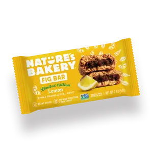 Whole Wheat Fig Bars Lemon 6 Count Box