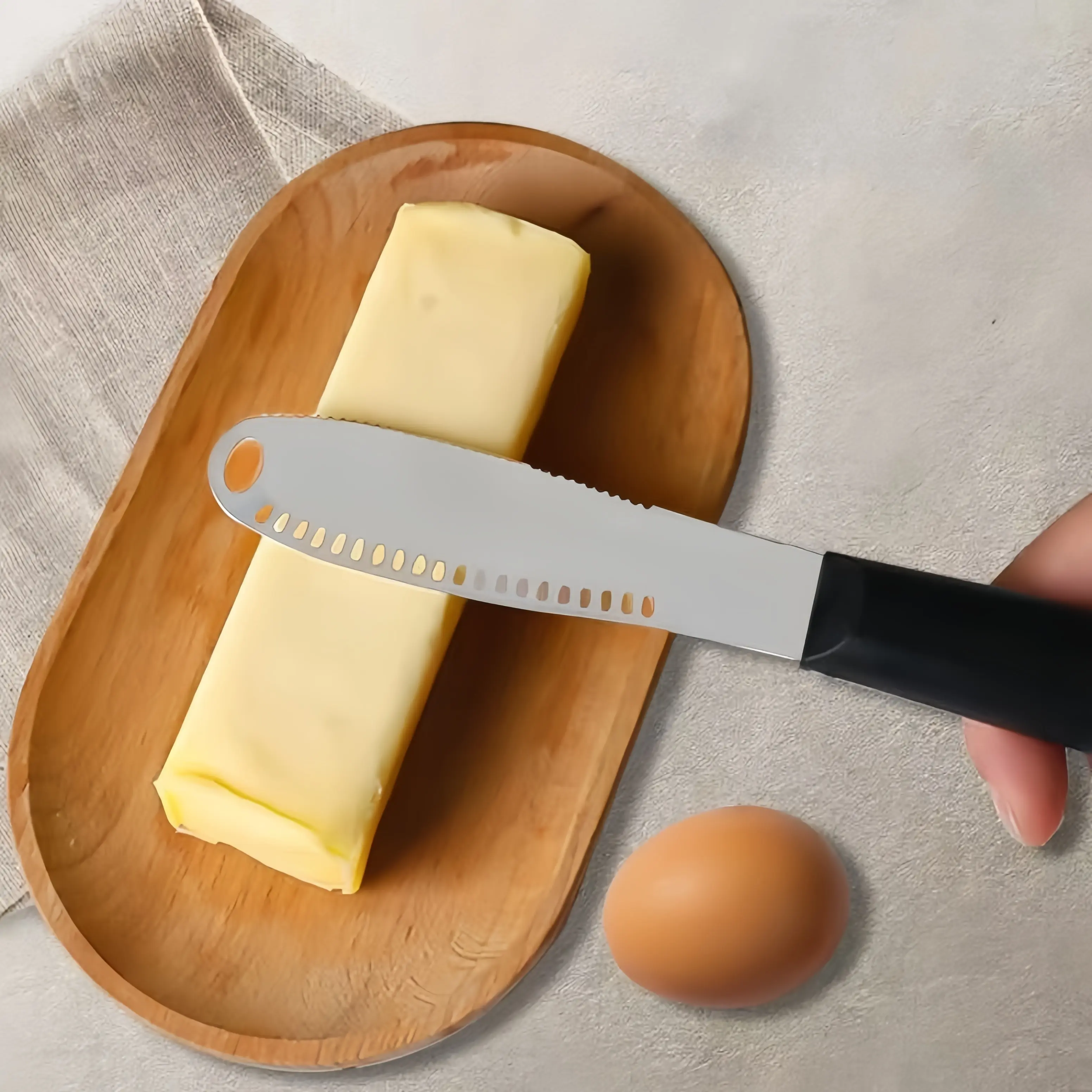 Premium Stainless Steel Butter Knife - The Essential Spreader for Kitchen & Dining