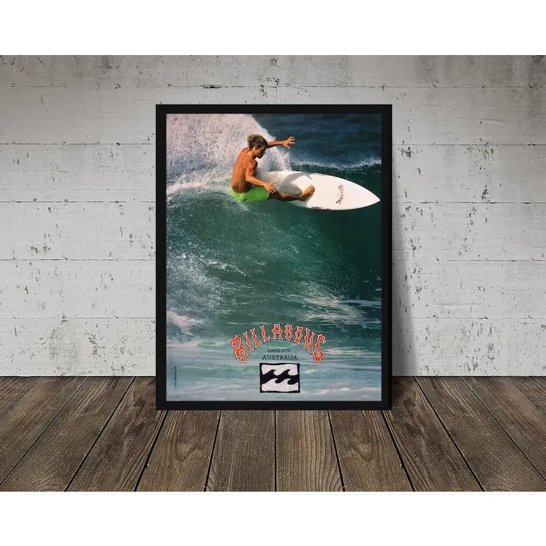1990 BILLABONG Surfing Poster - Wall Art - Home Decor