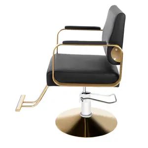 360° Rotatable Salon Chair 440lbs Capacity For Barber Shop Beauty Salon Home Use
