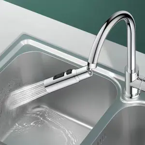 Kitchen Faucet Sprinkler, Washing Basin Supercharged, Splash-Proof Water Faucet, Rotatable Joint, Universal Splash-Proof Artifact