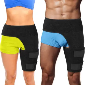 5 in 1 Hip Brace for Women Men Sciatica Pain Relief Devices - Adjustable Groin, Hip Flexor Compression Wrap for Comfortable Thigh, Hamstring & Sciatic Nerve Support, Improved Mobility & Recovery