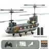 3.5CH remote-controlled helicopter with built-in LED lights and gyroscope, equipped with 2 batteries, long endurance, sturdy and impact resistant body, making it the perfect gift for children and adults (with exquisite English color box)