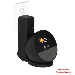 Wall Mount Bracket Charging Cable Storage Bracket Management Space Saving Suitable for 2024 Echo Spot Smart Speaker
